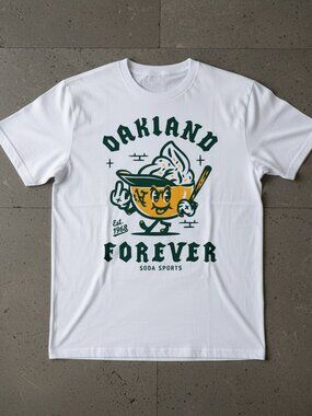 Oakland Athletics Forever Graphic Tee MLB Baseball Vintage Style Shirt